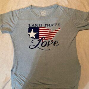 Royce Brand Women's XL Short Sleeve (Land That I Love T-Shirt